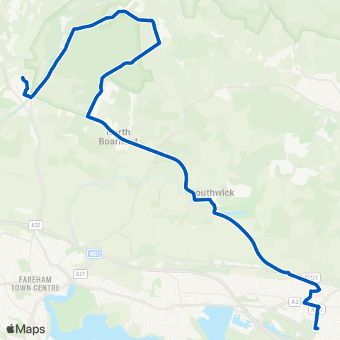 Hampshire Community Transport  map