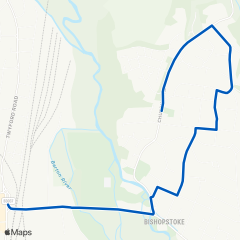 Hampshire Community Transport  map