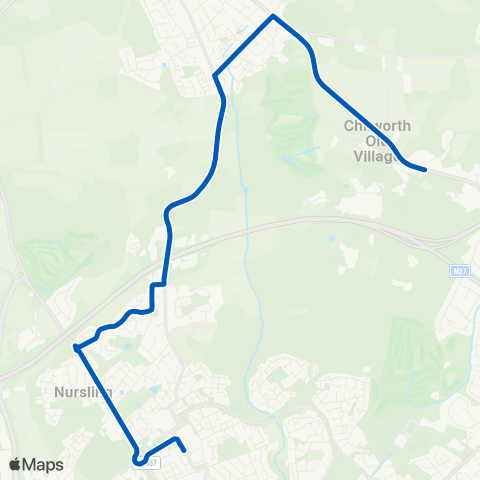 Hampshire Community Transport  map