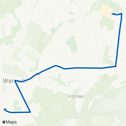 Hampshire Community Transport  map