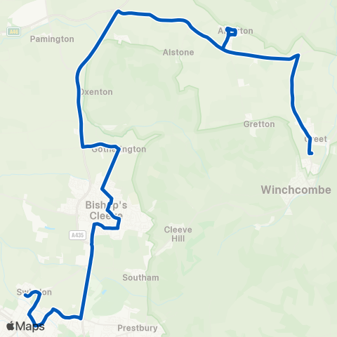 Marchants Coaches  map