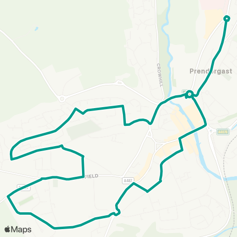 Pembrokeshire County Council  map