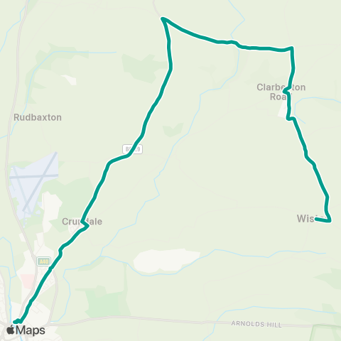 Pembrokeshire County Council  map