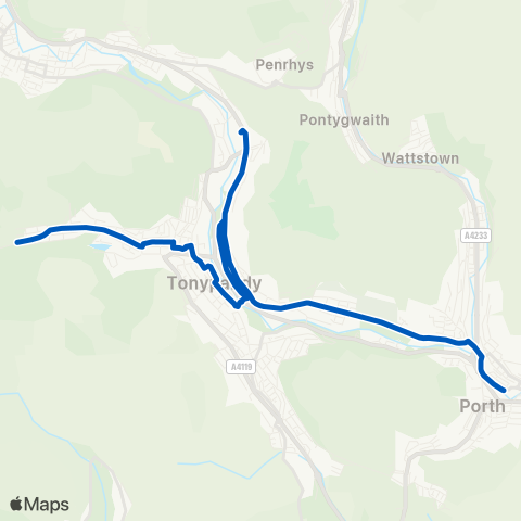 Thomas of Rhondda  map