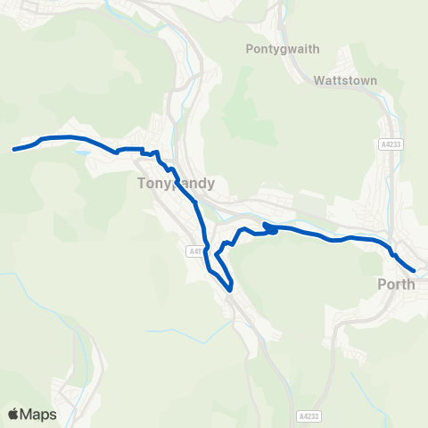 Thomas of Rhondda  map