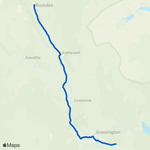 Upper Wharfedale Venturer  map