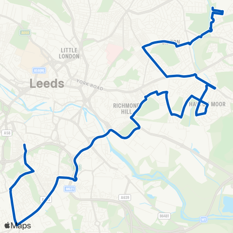 Tetley's  map