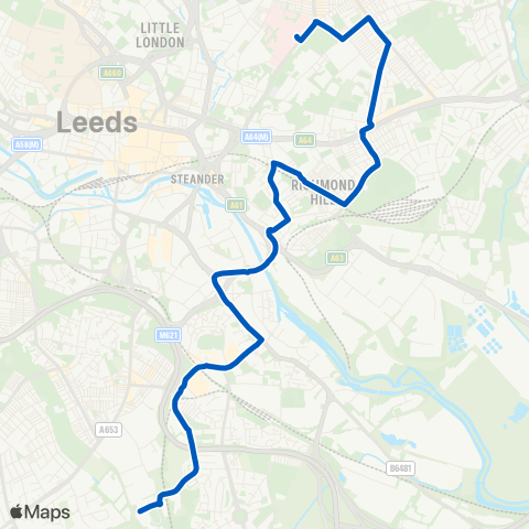 Yorkshire Travel Group  map