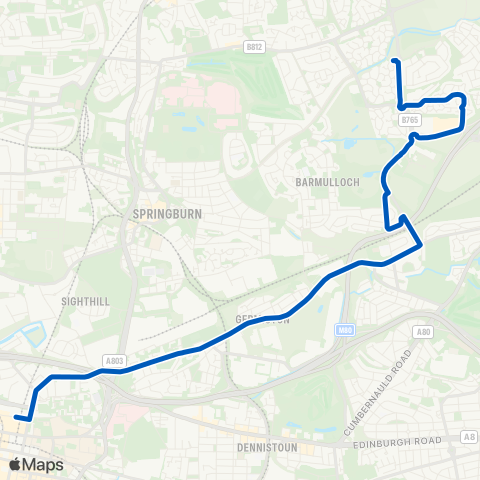 JMB Travel Brookfield Dr - Buchanan Bus Sta (Stance 40) map