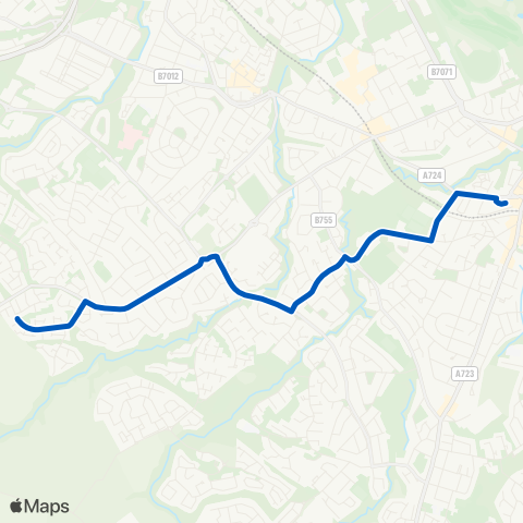 JMB Travel Alloway gardens - Bus Station (Stance 1) map