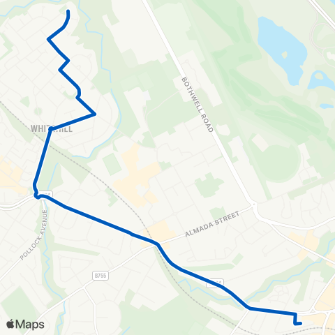 JMB Travel Abbotsford Road - Bus Station (stance 8) map