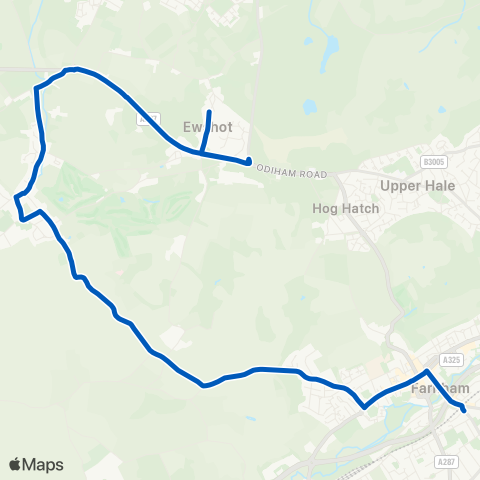 Hampshire Community Transport  map