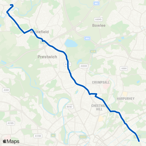 Tyrers Coaches  map