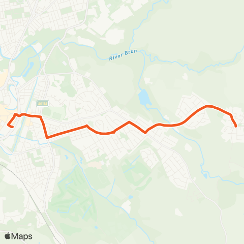 The Burnley Bus Company  map