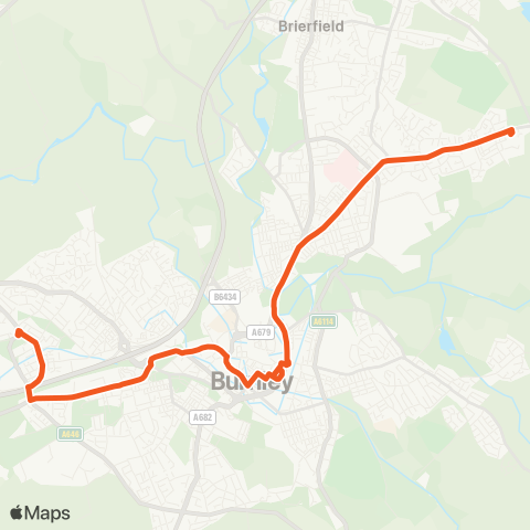 The Burnley Bus Company  map