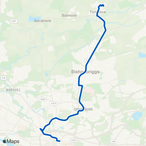 PVT Transfer Buchanan Bus Sta (Stance 39) - Mill Crescent map