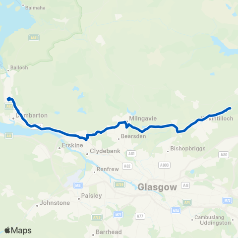 McColls Travel Strathleven House - Burnbrae map