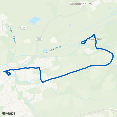 McColls Travel Kelvin Court - Burnbrae map