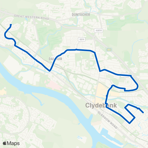 McColls Travel Gran Street - Turning Circle map