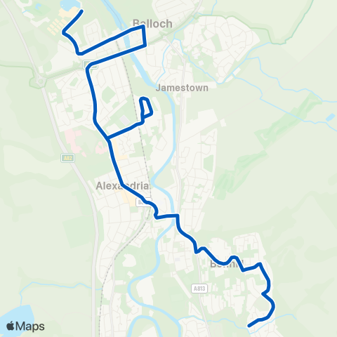 McColls Travel Lomond Shores - Murroch Crescent map