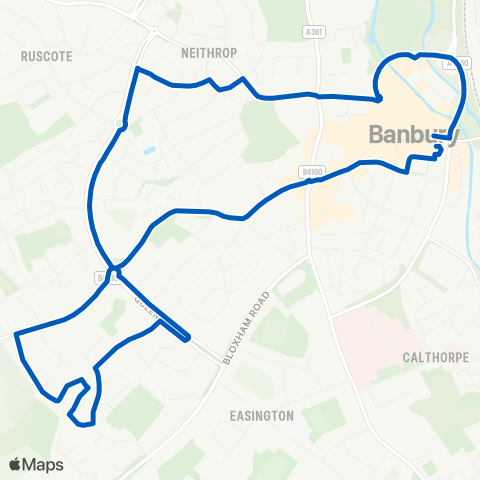 Kidlington Assisted Transport CIC  map