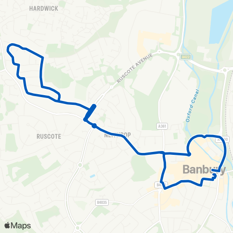 Kidlington Assisted Transport CIC  map