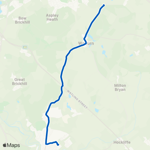 Marshalls Coaches  map