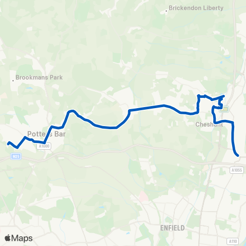 Metroline Travel  map