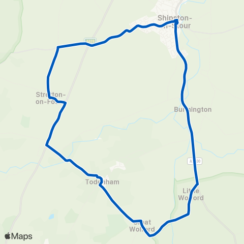 Shipston Link  map