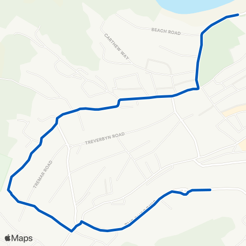 St Ives Minibus Services  map