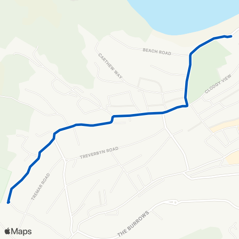 St Ives Minibus Services  map