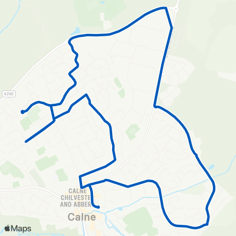 Swindon's Bus Company  map