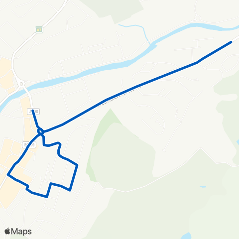 Scottish Borders Council Mart Street Bus Stance - Horse map