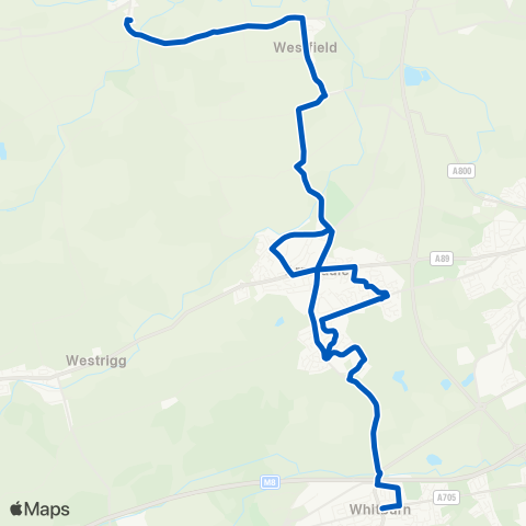 SD Travel Cross - Craigbank Road map