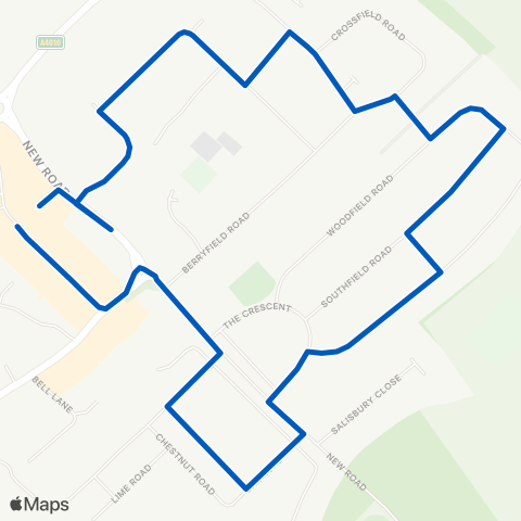 Risborough Area Community Bus  map