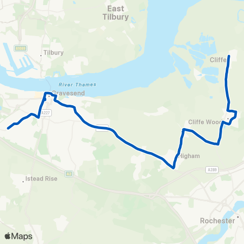 Redroute Buses  map