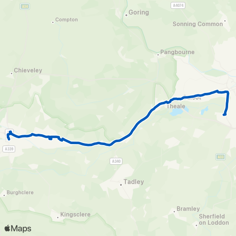 Newbury & District  map