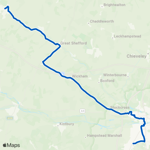 Newbury & District  map