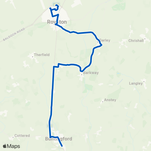 Richmonds Coaches  map