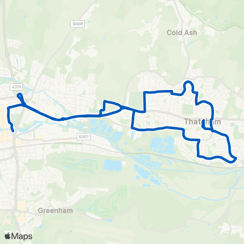 Newbury & District  map