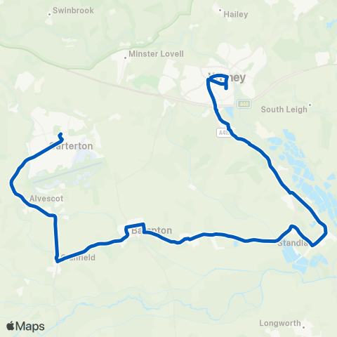 Pulhams Coaches  map