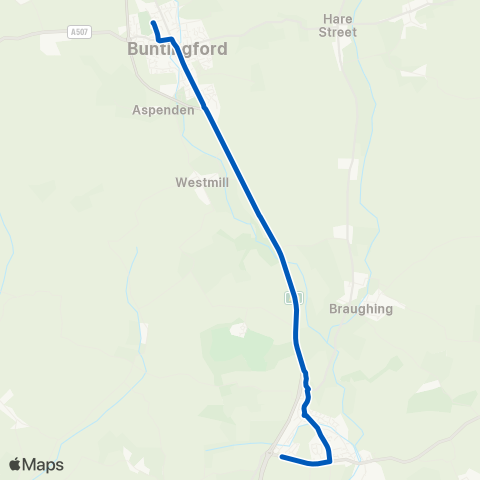 Richmonds Coaches  map