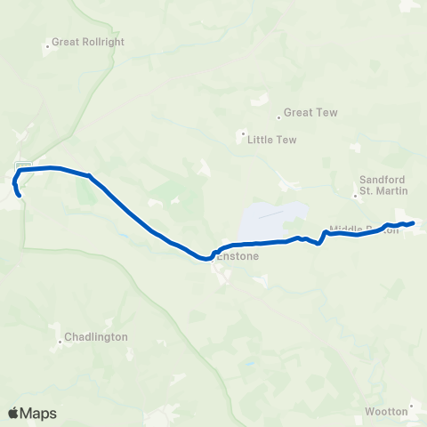 Pulhams Coaches  map