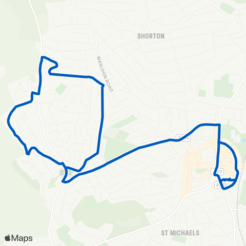 Torbay Buses  map