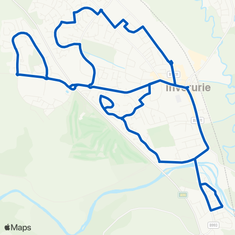 Watermill Coaches Town Hall - Town Hall map