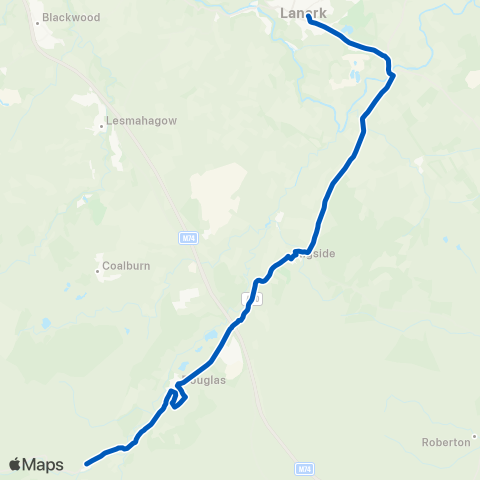 Whitelaw Coaches Stablestone Pr Sch - Bus Sta (Stance D) map