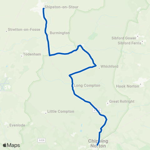 Shipston Link  map