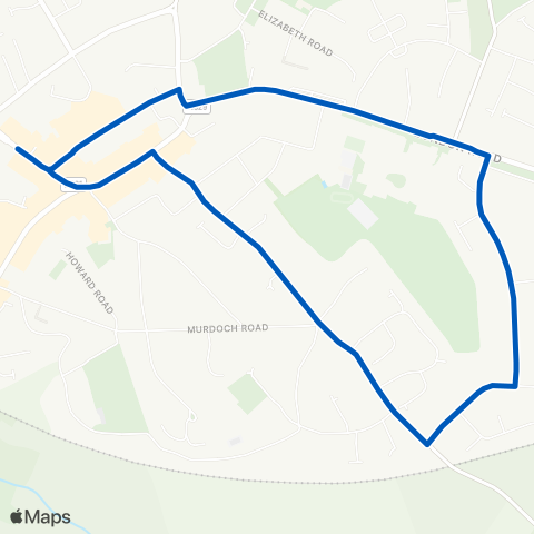 Thames Valley Buses  map