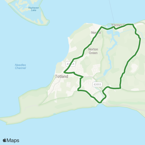 Southern Vectis  map