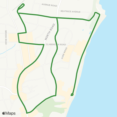 Southern Vectis  map